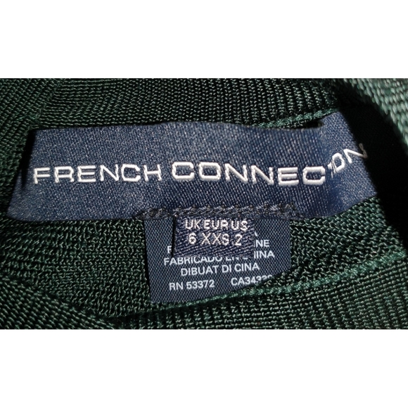 French Connection Dress Size 2 Green - Picture 9 of 10
